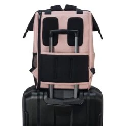 Delsey Paris Sac à Dos Ordinateur 14" Turenne Rose -Delsey sac a dos ordinateur 14 turenne rose 6