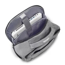 Delsey Paris Sac à Dos Ordinateur Element 2 Compartiments 15.6 Pouces 44,5 Cm Gris -Delsey sac a dos ordinateur element 2 compartiments 156 pouces 445 cm gris 2