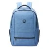 Delsey Paris Sac à Dos Ordinateur Element 2 Compartiments 44cm 15,6 Pouces Bleu Jean