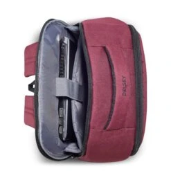 Delsey Paris Sac à Dos Ordinateur Element 2 Compartiments 44cm 15,6 Pouces Rouge -Delsey sac a dos ordinateur element 2 compartiments 44cm 156 pouces rouge 2
