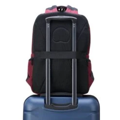 Delsey Paris Sac à Dos Ordinateur Element 2 Compartiments 44cm 15,6 Pouces Rouge -Delsey sac a dos ordinateur element 2 compartiments 44cm 156 pouces rouge 5