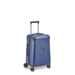 Delsey Paris Valise Cabine Rigide Cactus Port USB 55cm Bleu -Delsey valise cabine rigide cactus port usb 55cm bleu 2