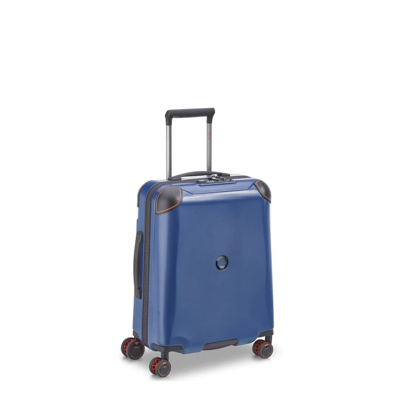 Delsey Paris Valise Cabine Rigide Cactus Slim Port USB 55cm Bleu 3 Delsey Paris Valise Cabine Rigide Cactus Slim Port USB 55cm Bleu – Image 3