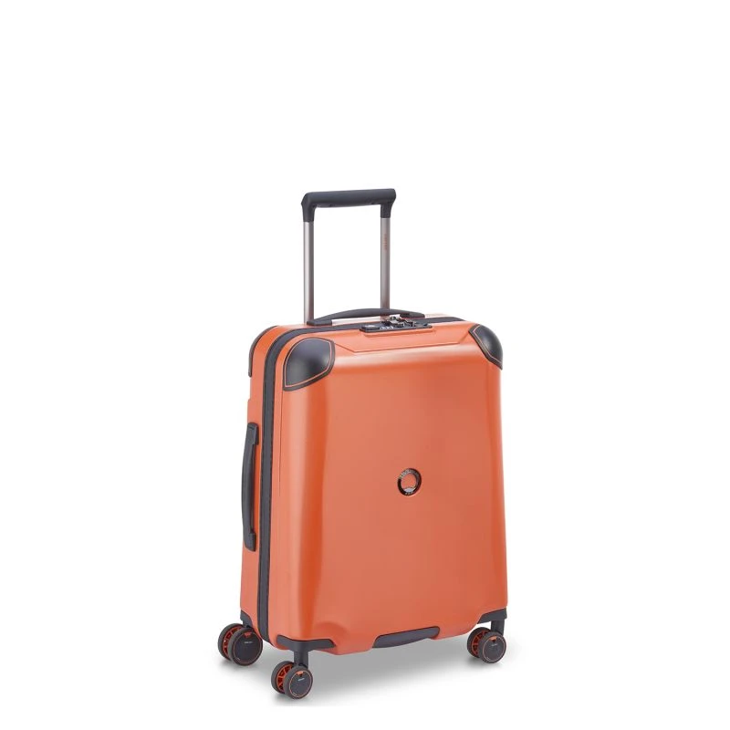 Delsey Paris Valise Cabine Rigide Cactus Slim Port USB 55cm Orange 3 Delsey Paris Valise Cabine Rigide Cactus Slim Port USB 55cm Orange – Image 3