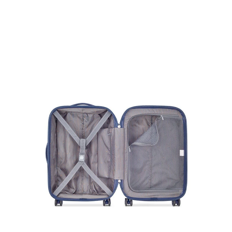 Delsey Paris Valise Cabine Rigide Caumartin Plus 55 Cm Bleu 2 Delsey Paris Valise Cabine Rigide Caumartin Plus 55 Cm Bleu – Image 2