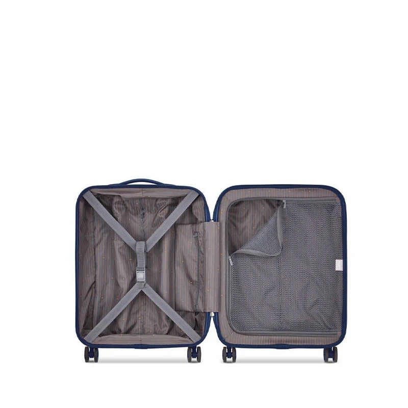 Delsey Paris Valise Cabine Rigide Caumartin Plus Slim 55 Cm Bleu Acier 3 Delsey Paris Valise Cabine Rigide Caumartin Plus Slim 55 Cm Bleu Acier – Image 3