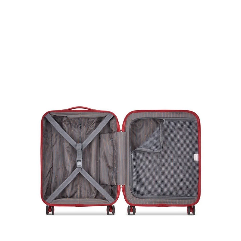 Delsey Paris Valise Cabine Rigide Caumartin Plus Slim 55 Cm Rouge 3 Delsey Paris Valise Cabine Rigide Caumartin Plus Slim 55 Cm Rouge – Image 3