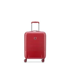 Delsey Paris Valise Cabine Rigide Caumartin Plus Slim 55 Cm Rouge