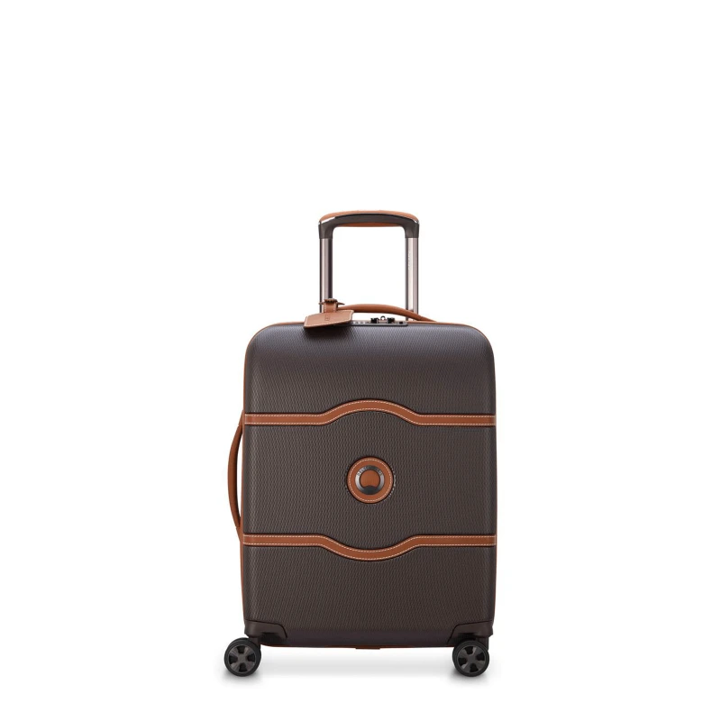 Delsey Paris Valise Cabine Rigide Châtelet Air 2.0 Slim Port USB 55 Cm Chocolat 2 Delsey Paris Valise Cabine Rigide Châtelet Air 2.0 Slim Port USB 55 Cm Chocolat – Image 2