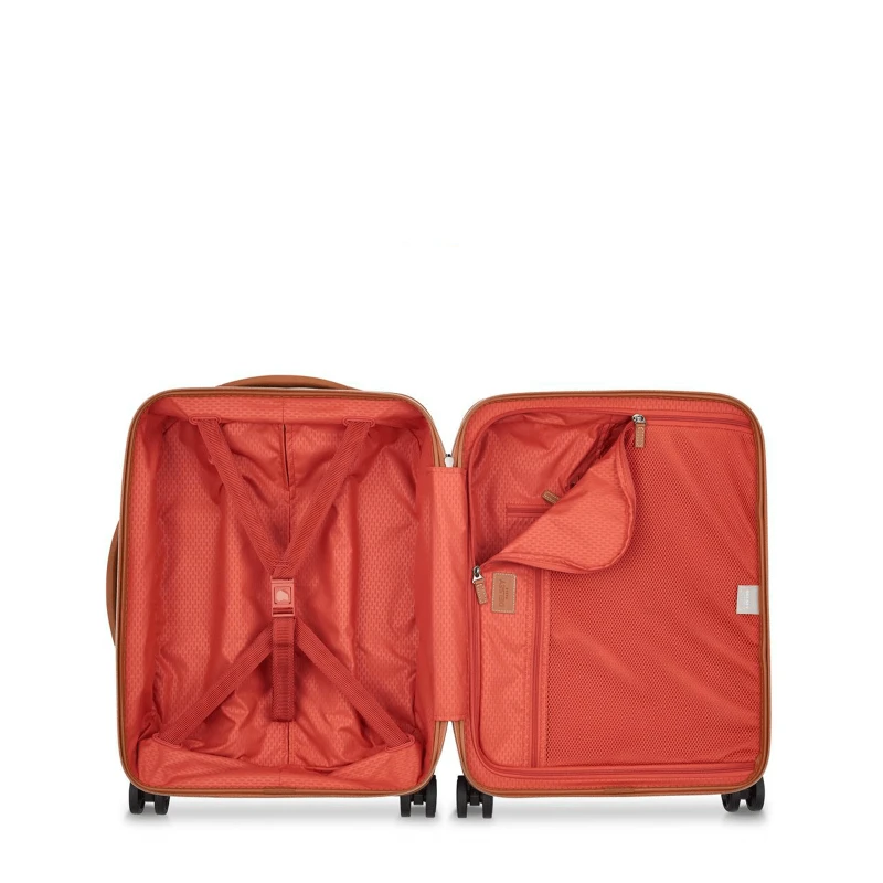 Delsey Paris Valise Cabine Rigide Châtelet Air 2.0 Slim Port USB 55 Cm Chocolat 3 Delsey Paris Valise Cabine Rigide Châtelet Air 2.0 Slim Port USB 55 Cm Chocolat – Image 3