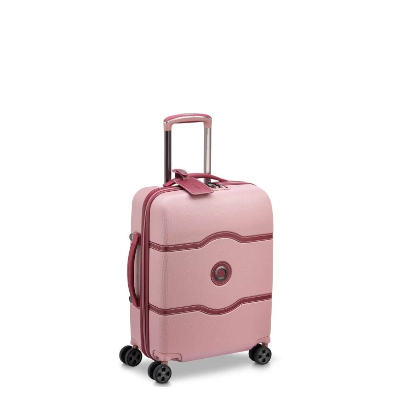 Delsey Paris Valise Cabine Rigide Châtelet Air 2.0 Slim Port USB 55 Cm Rose 3 Delsey Paris Valise Cabine Rigide Châtelet Air 2.0 Slim Port USB 55 Cm Rose – Image 3