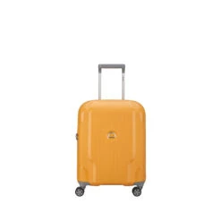 Delsey Paris Valise Cabine Rigide Slim Clavel 55 Cm Jaune