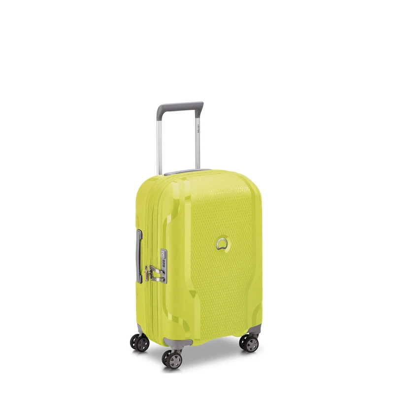 Delsey Paris Valise Cabine Rigide Clavel Extensible 55 Cm Citron 2 Delsey Paris Valise Cabine Rigide Clavel Extensible 55 Cm Citron – Image 2