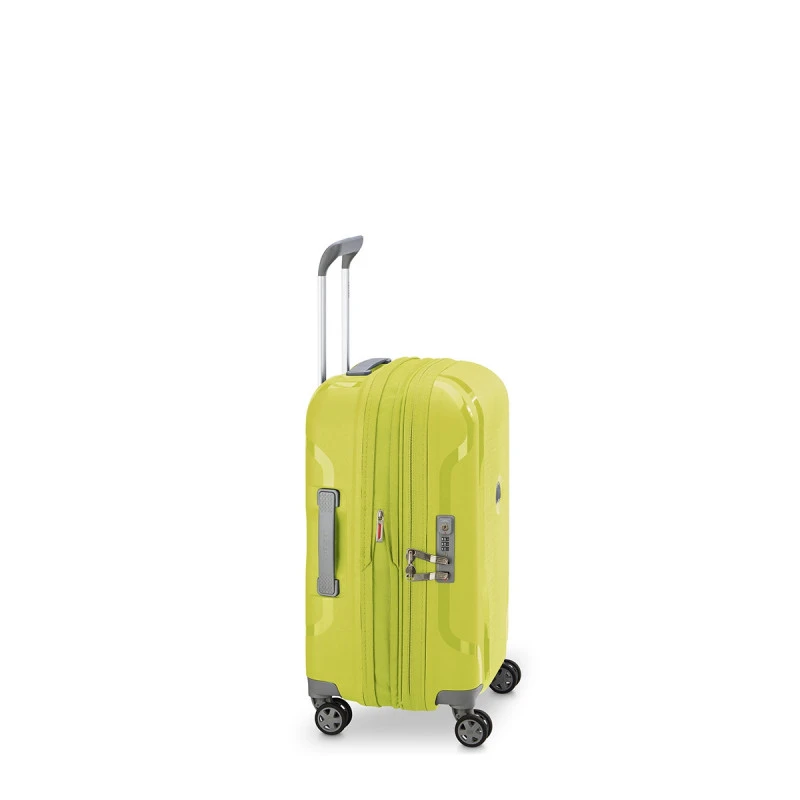 Delsey Paris Valise Cabine Rigide Clavel Extensible 55 Cm Citron 3 Delsey Paris Valise Cabine Rigide Clavel Extensible 55 Cm Citron – Image 3