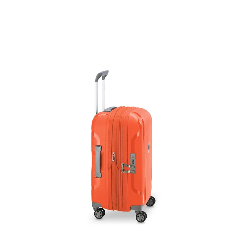 Delsey Paris Valise Cabine Rigide Clavel Extensible 55 Cm Tangerine Orange 5 Delsey Paris Valise Cabine Rigide Clavel Extensible 55 Cm Tangerine Orange – Image 5