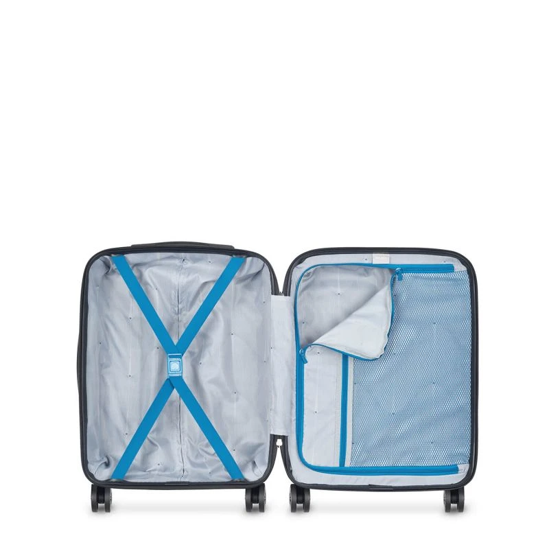 Delsey Paris Valise Cabine Rigide Comete + Slim 55 Cm Bleu Clair 2 Delsey Paris Valise Cabine Rigide Comete + Slim 55 Cm Bleu Clair – Image 2