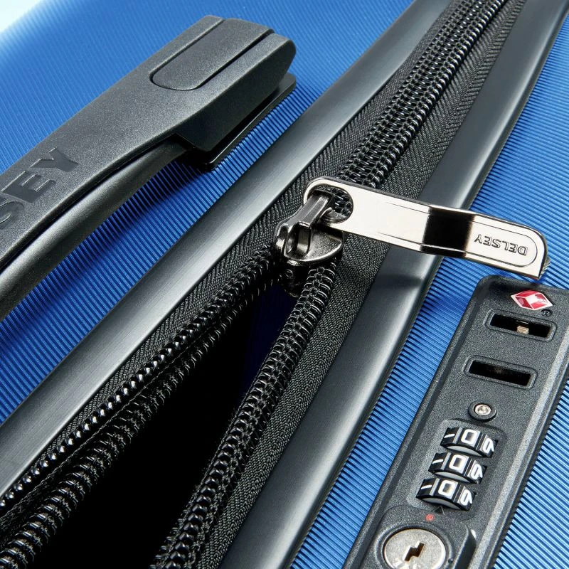 Delsey Paris Valise Cabine Rigide Comete + Slim 55 Cm Bleu Clair 7 Delsey Paris Valise Cabine Rigide Comete + Slim 55 Cm Bleu Clair – Image 7