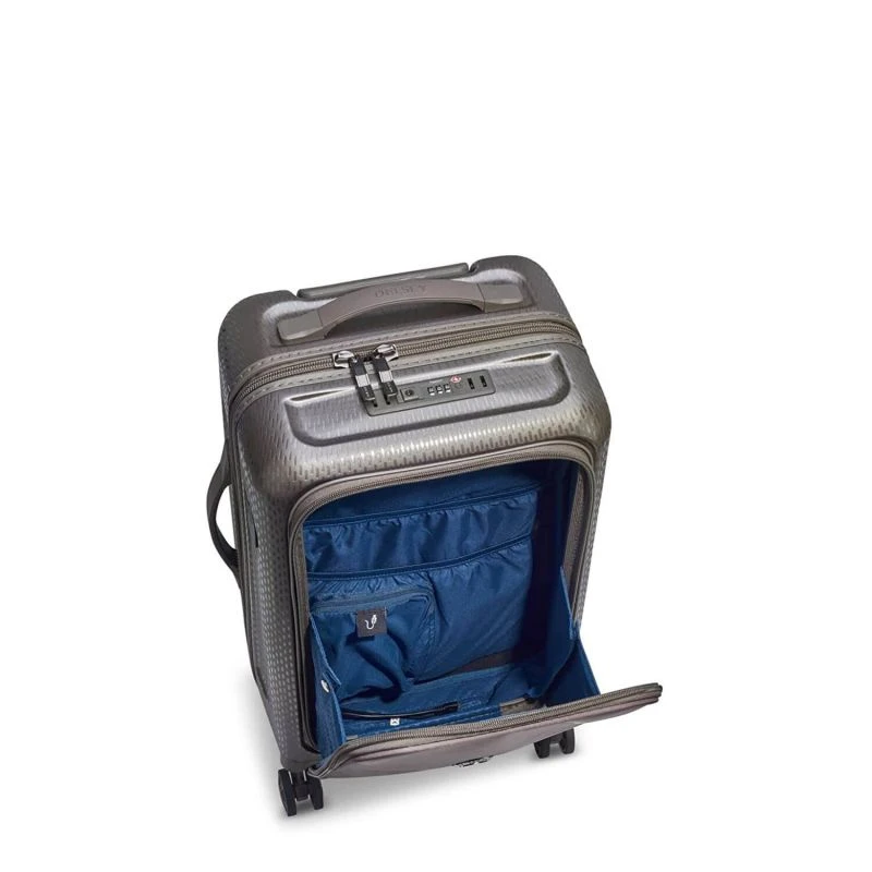 Delsey Paris Valise Cabine Rigide Ordinateur Turenne 55 Cm Argent 4 Delsey Paris Valise Cabine Rigide Ordinateur Turenne 55 Cm Argent – Image 4