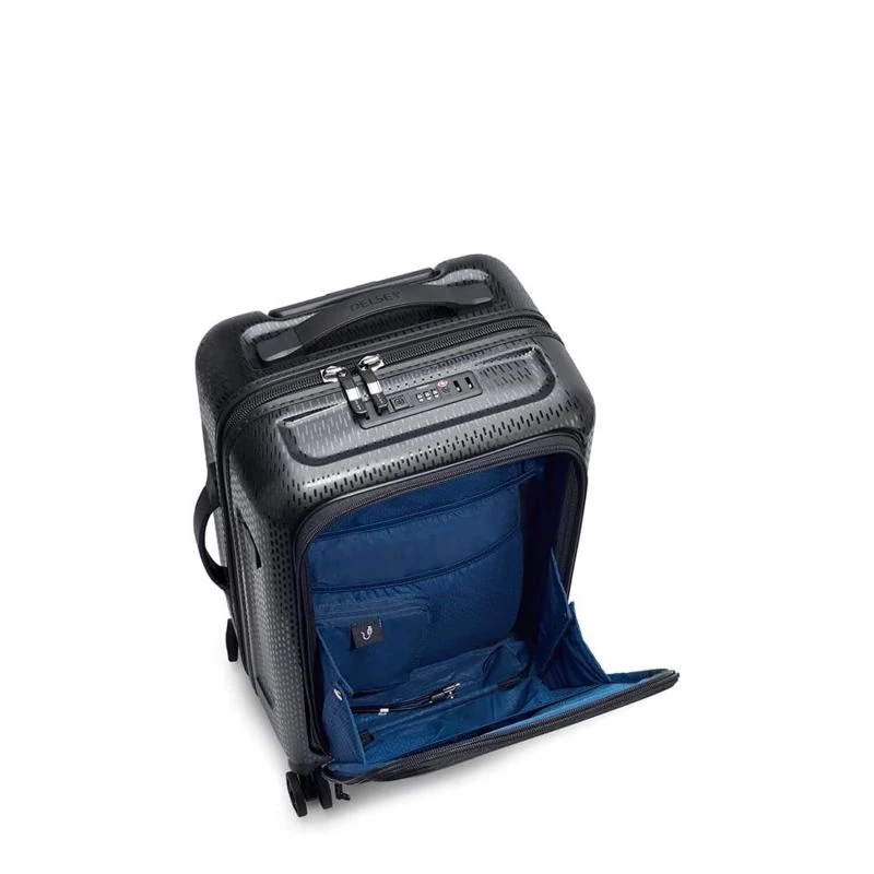 Delsey Paris Valise Cabine Rigide Ordinateur Turenne 55 Cm Noir 4 Delsey Paris Valise Cabine Rigide Ordinateur Turenne 55 Cm Noir – Image 4