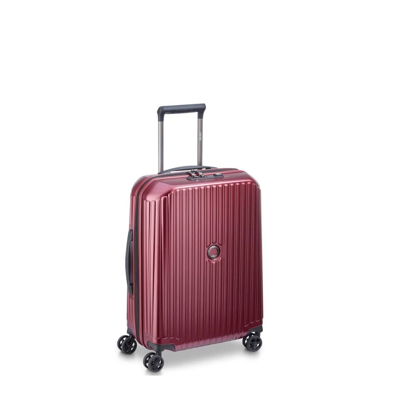 Delsey Paris Valise Cabine Rigide Securitime Zip Slim Port USB 55 Cm Rouge 3 Delsey Paris Valise Cabine Rigide Securitime Zip Slim Port USB 55 Cm Rouge – Image 3