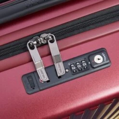 Delsey Paris Valise Cabine Rigide Securitime Zip Slim Port USB 55 Cm Rouge 9 Delsey Paris Valise Cabine Rigide Securitime Zip Slim Port USB 55 Cm Rouge -Delsey valise cabine rigide securitime zip slim port usb 55 cm rouge 3