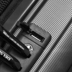 Delsey Paris Valise Cabine Rigide Shadow 5.0 Slim 55 Cm Noir -Delsey valise cabine rigide shadow 50 slim 55 cm noir 3