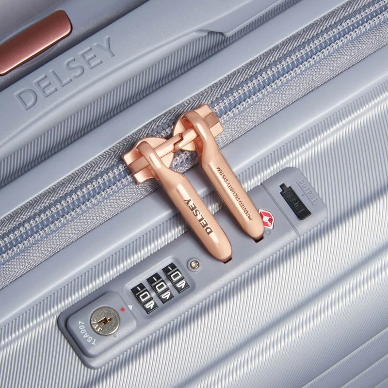 Delsey Paris Valise Cabine Rigide Shadow 5.0 Slim 55 Cm Platinium 3 Delsey Paris Valise Cabine Rigide Shadow 5.0 Slim 55 Cm Platinium – Image 3