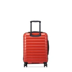 Delsey Paris Valise Cabine Rigide Shadow 5.0 Slim 55 Cm Rouge -Delsey valise cabine rigide shadow 50 slim 55 cm rouge 8