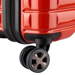 Delsey Paris Valise Cabine Rigide Shadow 5.0 Slim 55 Cm Rouge -Delsey valise cabine rigide shadow 50 slim 55 cm rouge 9