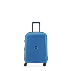 Delsey Paris Valise Cabine Rigide Slim Belmont Plus 55 Cm Bleu