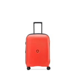 Delsey Paris Valise Cabine Rigide Slim Belmont Plus 55 Cm Rouge