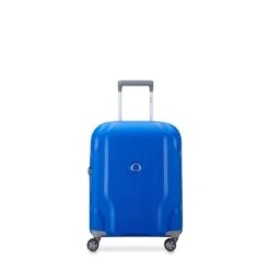 Delsey Paris Valise Cabine Rigide Slim Clavel 55 Cm Bleu Klein