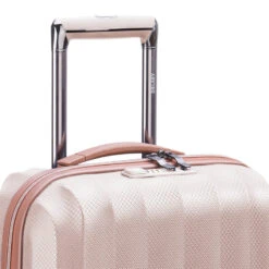Delsey Paris Valise Cabine Rigide St-Tropez Slim 55 Cm Rose -Delsey valise cabine rigide st tropez slim 55 cm rose 4