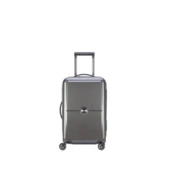 Delsey Paris Valise Cabine Rigide Turenne 55 Cm Argent