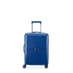Delsey Paris Valise Cabine Rigide Turenne Slim 55 Cm Bleu Foncé