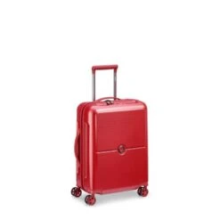 Delsey Paris Valise Cabine Rigide Turenne Slim 55 Cm Rouge -Delsey valise cabine rigide turenne slim 55 cm rouge 1
