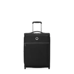Delsey Paris Valise Cabine Souple Brochant 2.0 Extensible Et Slim 55 Cm Noir