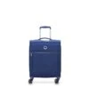 Delsey Paris Valise Cabine Souple Brochant 2.0 Slim 55 Cm Bleu