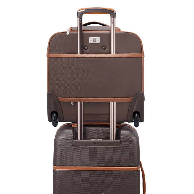 Delsey Paris Valise Cabine Souple Châtelet Air 2.0 Underseater 42 Cm Chocolat 5 Delsey Paris Valise Cabine Souple Châtelet Air 2.0 Underseater 42 Cm Chocolat – Image 5