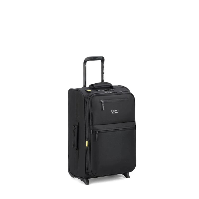 Delsey Paris Valise Cabine Souple Extensible Maubert 2.0 55 Cm Noir 2 Delsey Paris Valise Cabine Souple Extensible Maubert 2.0 55 Cm Noir – Image 2