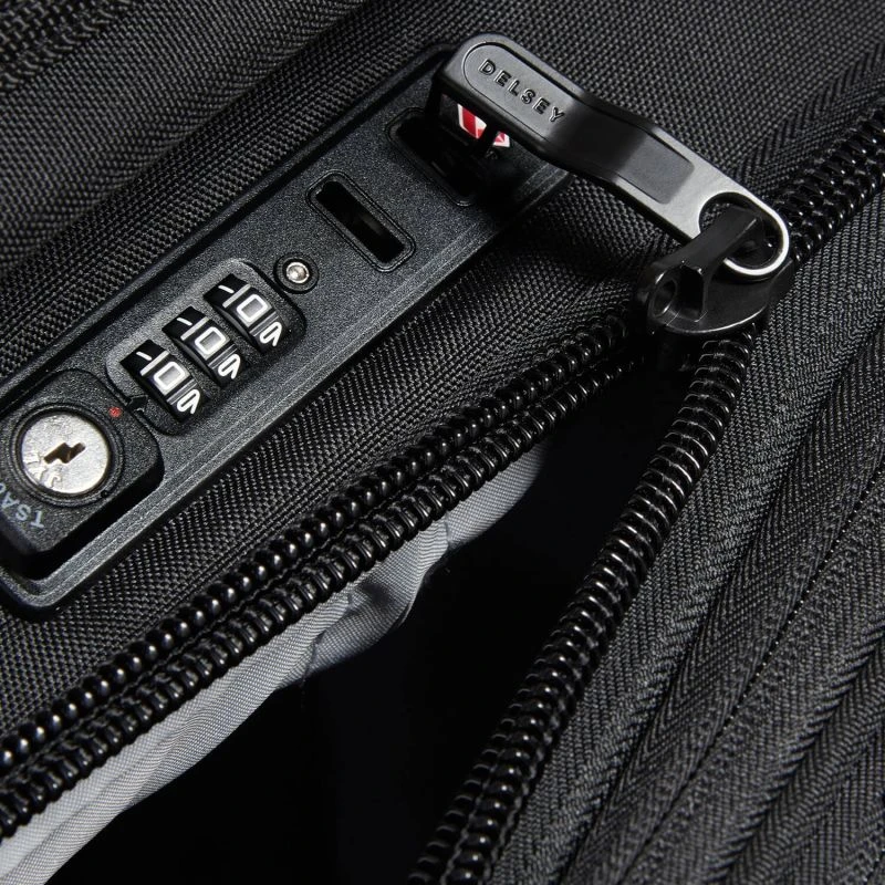 Delsey Paris Valise Cabine Souple Extensible Maubert 2.0 55 Cm Noir 5 Delsey Paris Valise Cabine Souple Extensible Maubert 2.0 55 Cm Noir – Image 5