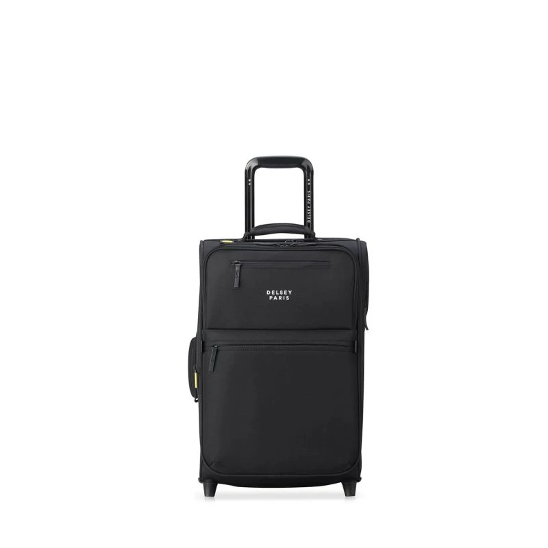 Delsey Paris Valise Cabine Souple Extensible Maubert 2.0 55 Cm Noir 1 Delsey Paris Valise Cabine Souple Extensible Maubert 2.0 55 Cm Noir