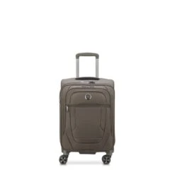 Delsey Paris Valise Cabine Souple Helium DLX Extensible 55 Cm Moka