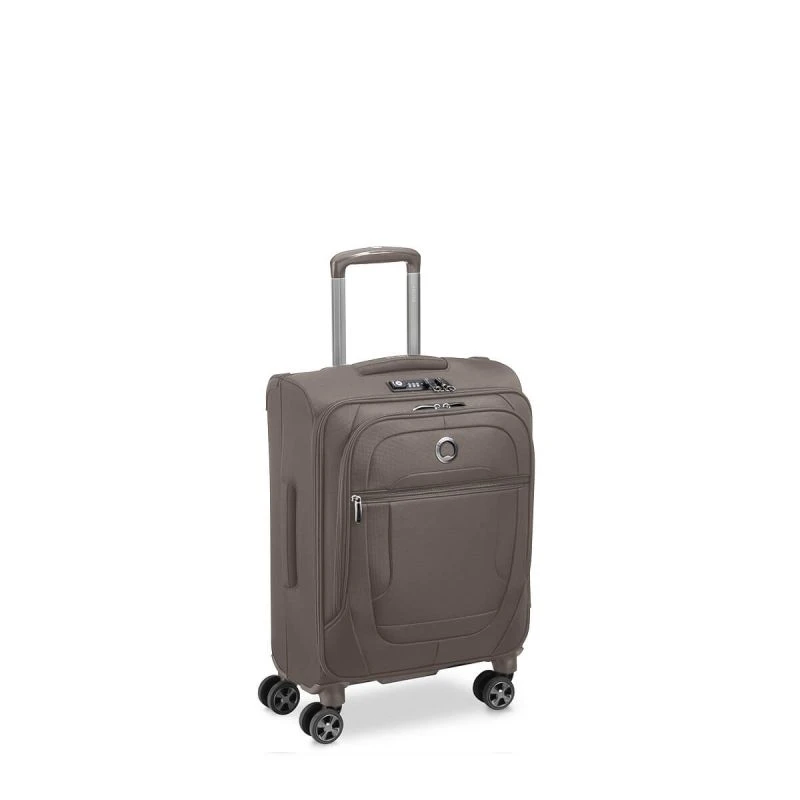 Delsey Paris Valise Cabine Souple Helium DLX Slim 55 Cm Moka 3 Delsey Paris Valise Cabine Souple Helium DLX Slim 55 Cm Moka – Image 3