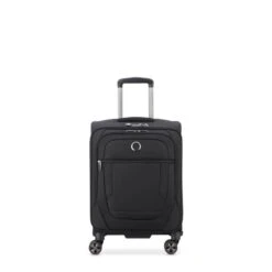 Delsey Paris Valise Cabine Souple Helium DLX Slim 55 Cm Noir