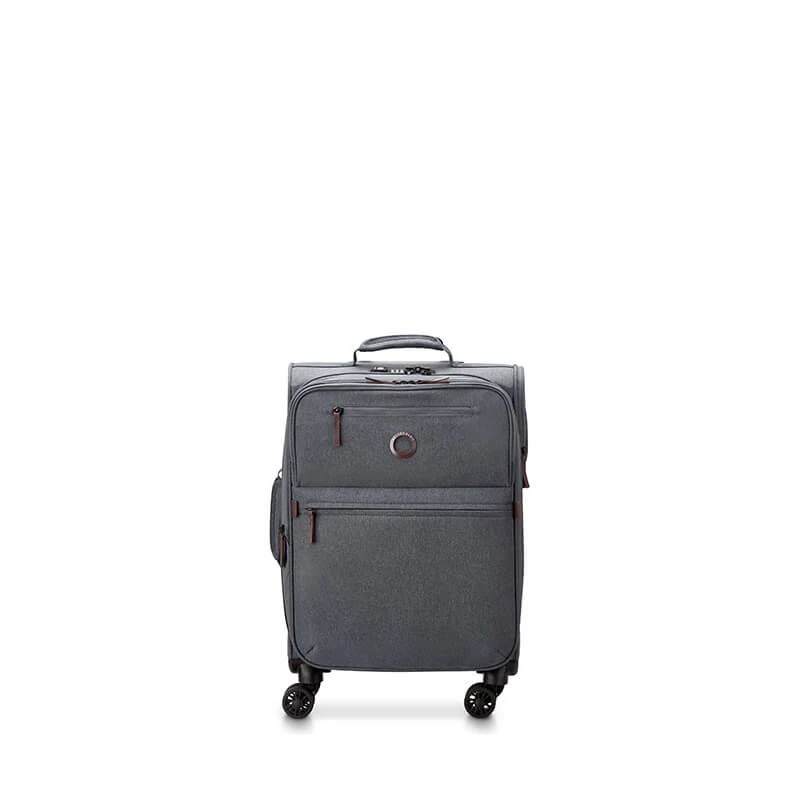 Delsey Paris Valise Cabine Souple Maubert 2.0 55 Cm Anthracite 1 Delsey Paris Valise Cabine Souple Maubert 2.0 55 Cm Anthracite