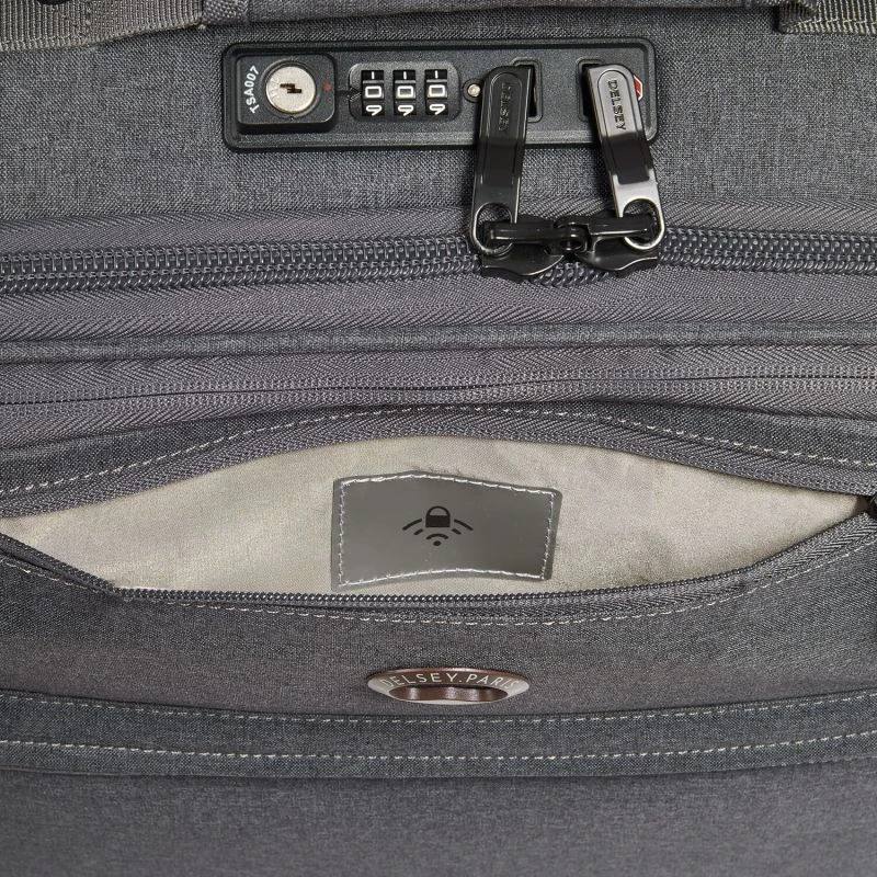 Delsey Paris Valise Cabine Souple Maubert 2.0 Underseater 45 Cm Anthracite 6 Delsey Paris Valise Cabine Souple Maubert 2.0 Underseater 45 Cm Anthracite – Image 6