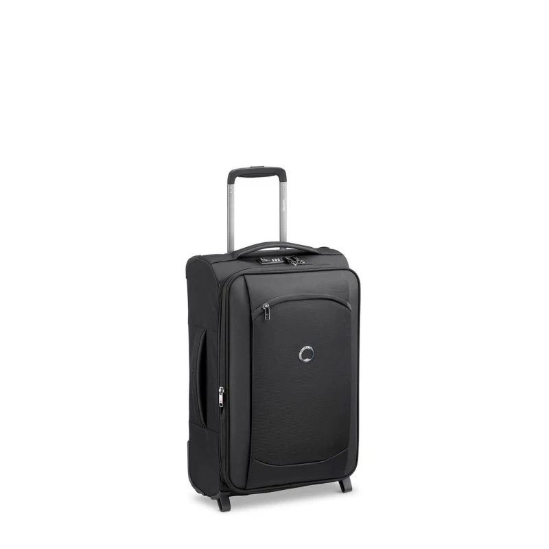 Delsey Paris Valise Cabine Souple Montmartre Air 2.0 Extensible 2 Roues En RPET 55 Cm Noir 3 Delsey Paris Valise Cabine Souple Montmartre Air 2.0 Extensible 2 Roues En RPET 55 Cm Noir – Image 3