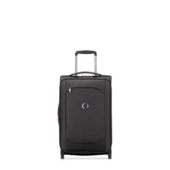 Delsey Paris Valise Cabine Souple Montmartre Air 2.0 Extensible 2 Roues En RPET 55 Cm Noir