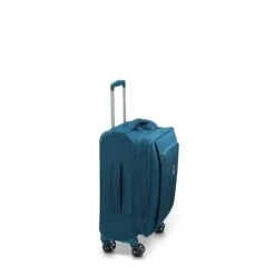 Delsey Paris Valise Cabine Souple Montmartre Air 2.0 Extensible En RPET 55 Cm Bleu -Delsey valise cabine souple montmartre air 20 extensible en rpet 55 cm bleu 2